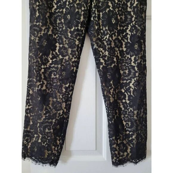 Robert Rodriguez Black Lace Pants 10 - Picture 3 of 9